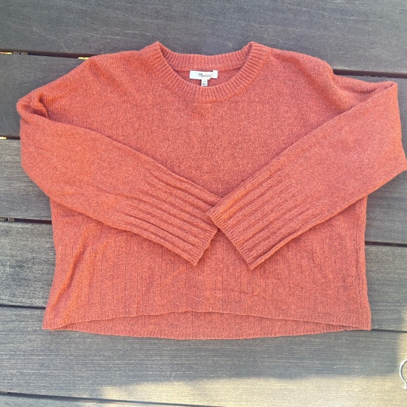 Madewell Sweaters - Womens Madewell Ayres Wide Sleeve Wool Blend Pullover Sweater - Size XS